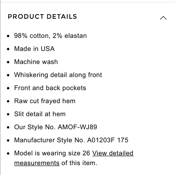 NEW • AMO • Twist Frayed Split Hem Skinny Jeans 24 - Picture 5 of 7